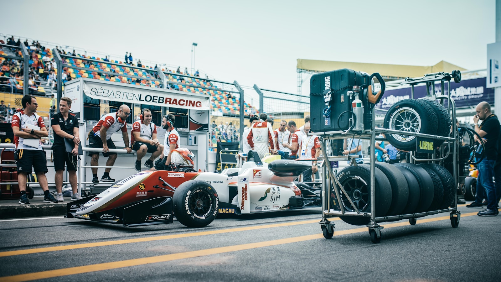 Formula 1 pit stop